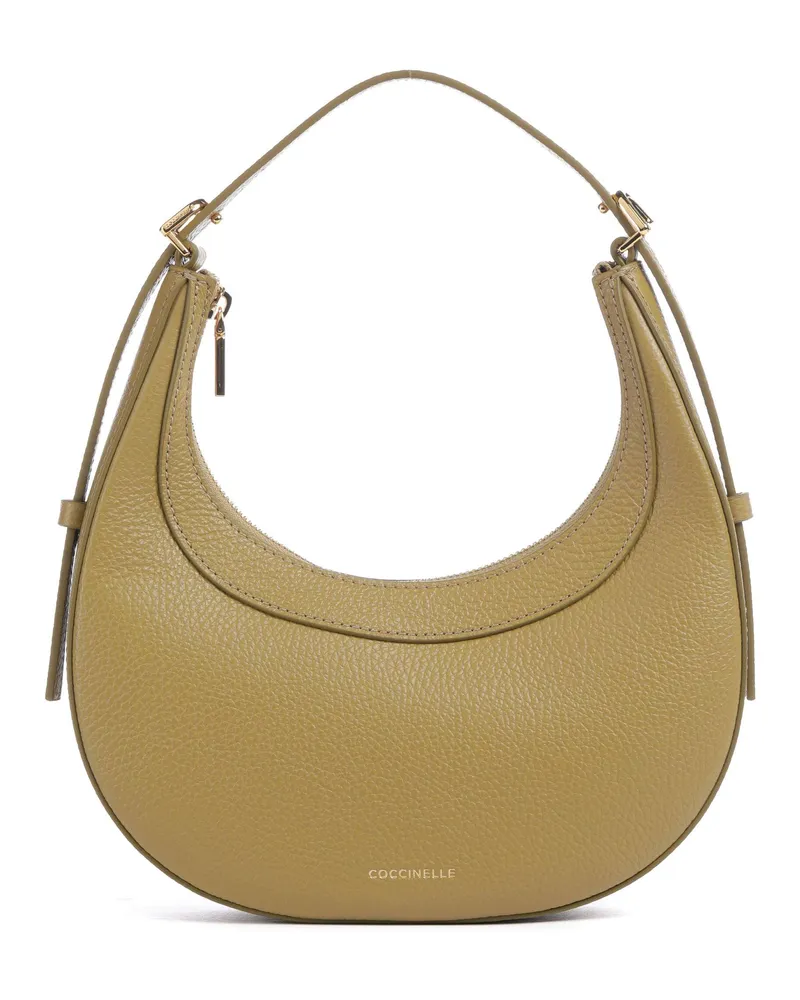 Coccinelle Schultertasche Whisper in oliv Oliv