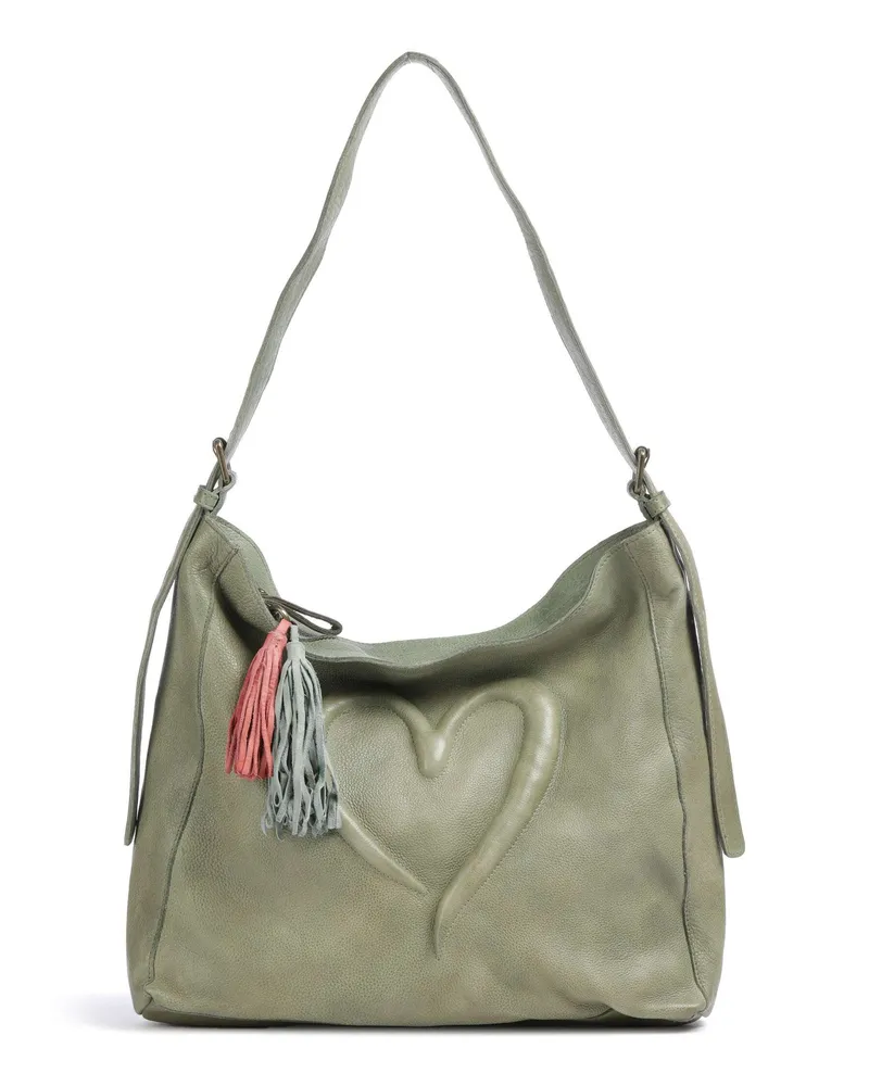 Taschendieb Wien Beuteltasche Herzweg 2 in grün Grün