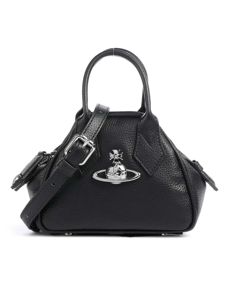 Vivienne Westwood Umhängetasche Yasmine Grain Mini in schwarz Schwarz