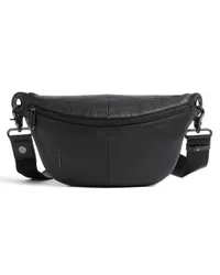 Mandarina Duck Mellow Leather Gürteltasche schwarz Schwarz