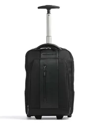 Piquadro Brief Rucksack-Trolley schwarz Schwarz