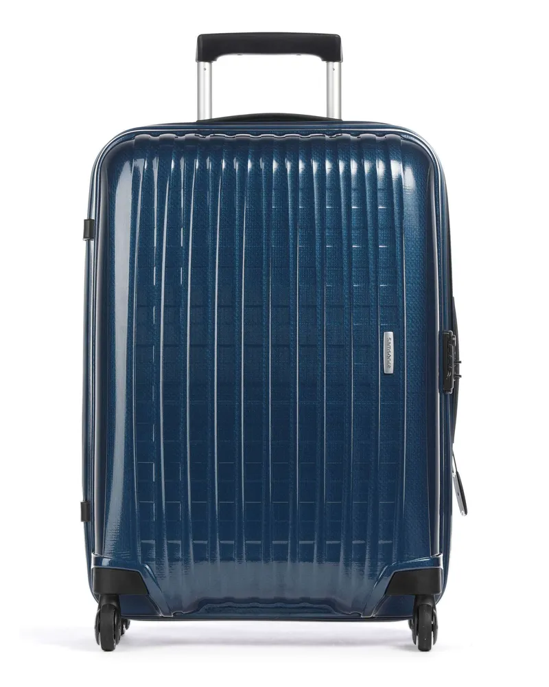 Samsonite 4-Rollen Trolley Chronolite in blau Blau