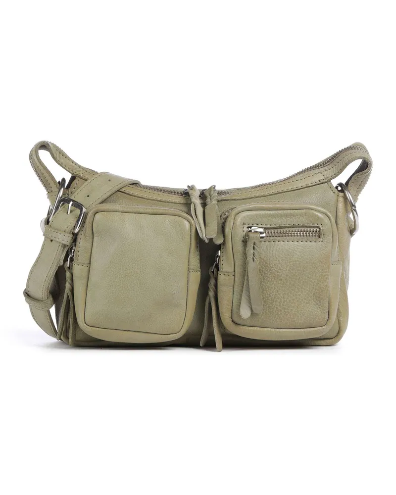 Taschendieb Wien Schultertasche Salvatorianerplatz 4 in grün Grün