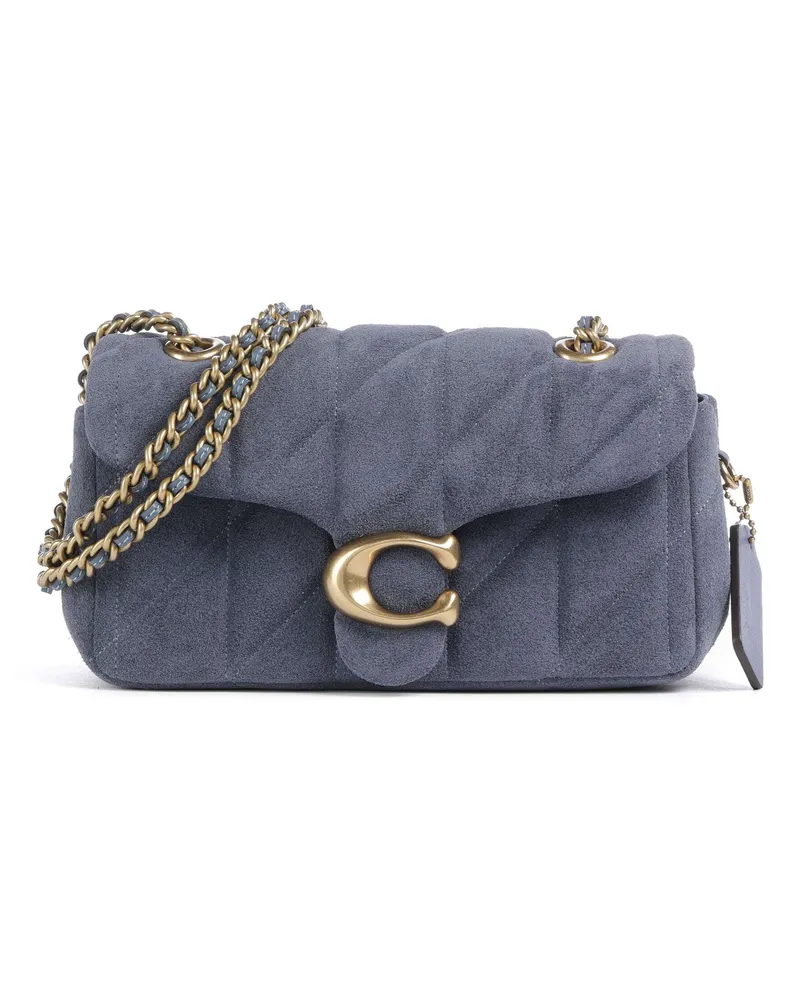 Coach Schultertasche Tabby Quilted 20 in blau Blau