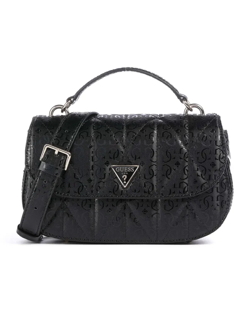 Guess Handtasche Aldina G-Shine in schwarz Schwarz
