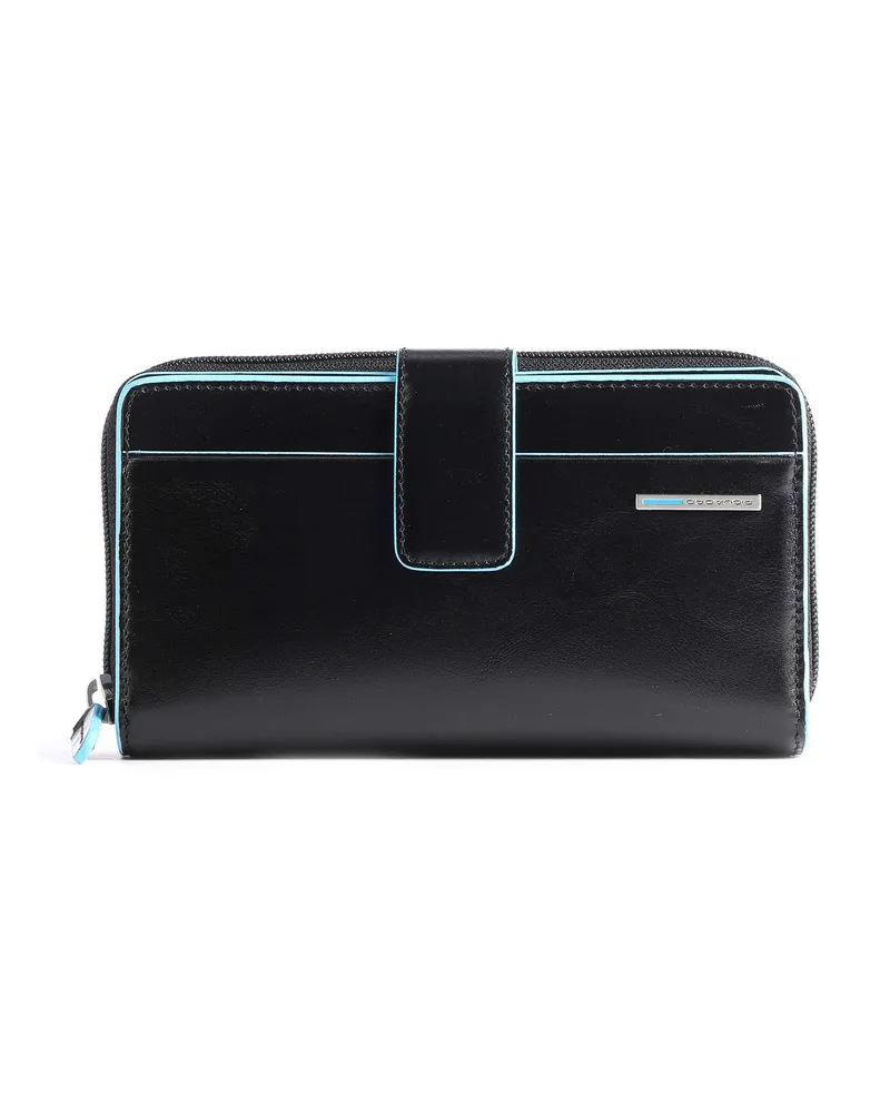 Piquadro Geldbörse Blue Square RFID in schwarz Schwarz