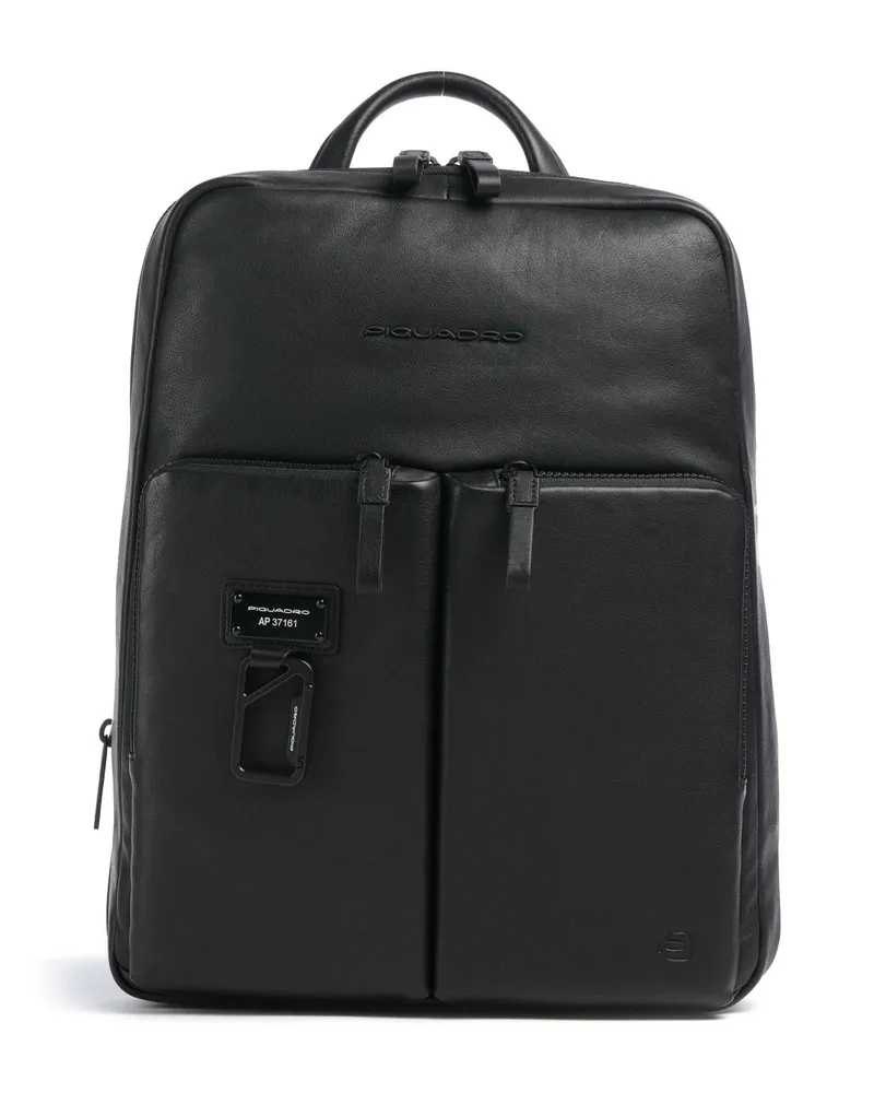 Piquadro Rucksack Harper in schwarz Schwarz
