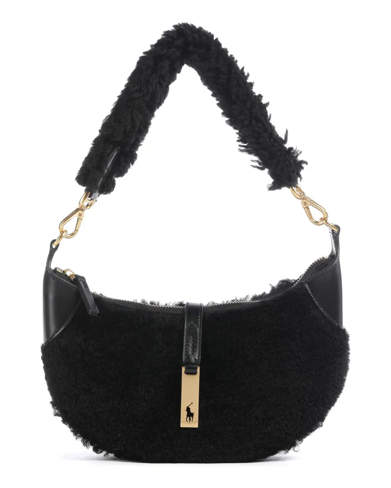 Ralph Lauren Schultertasche ID Collection Small in schwarz Schwarz