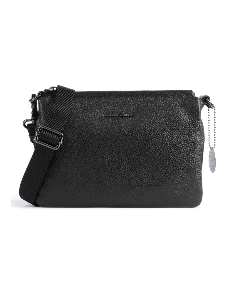 Mandarina Duck Umhängetasche Mellow Leather in schwarz Schwarz