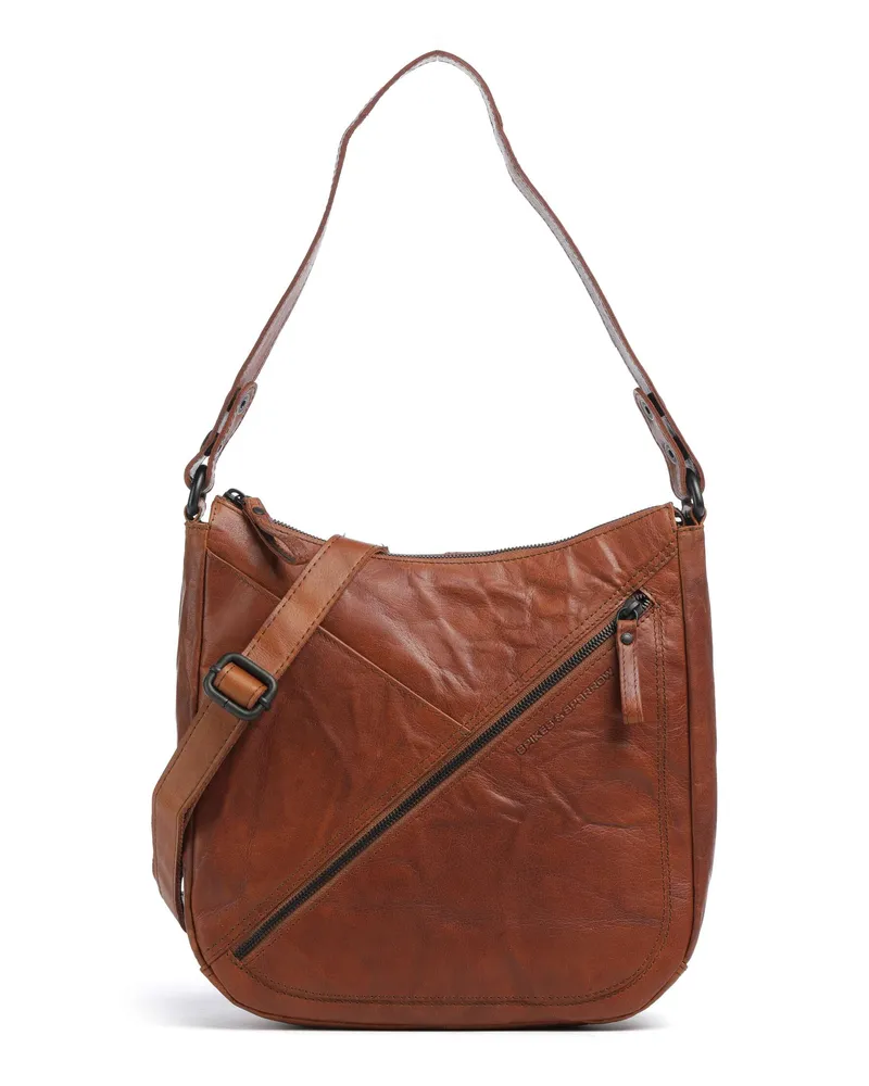 Spikes & Sparrow Beuteltasche Bronco Lillia in braun Braun