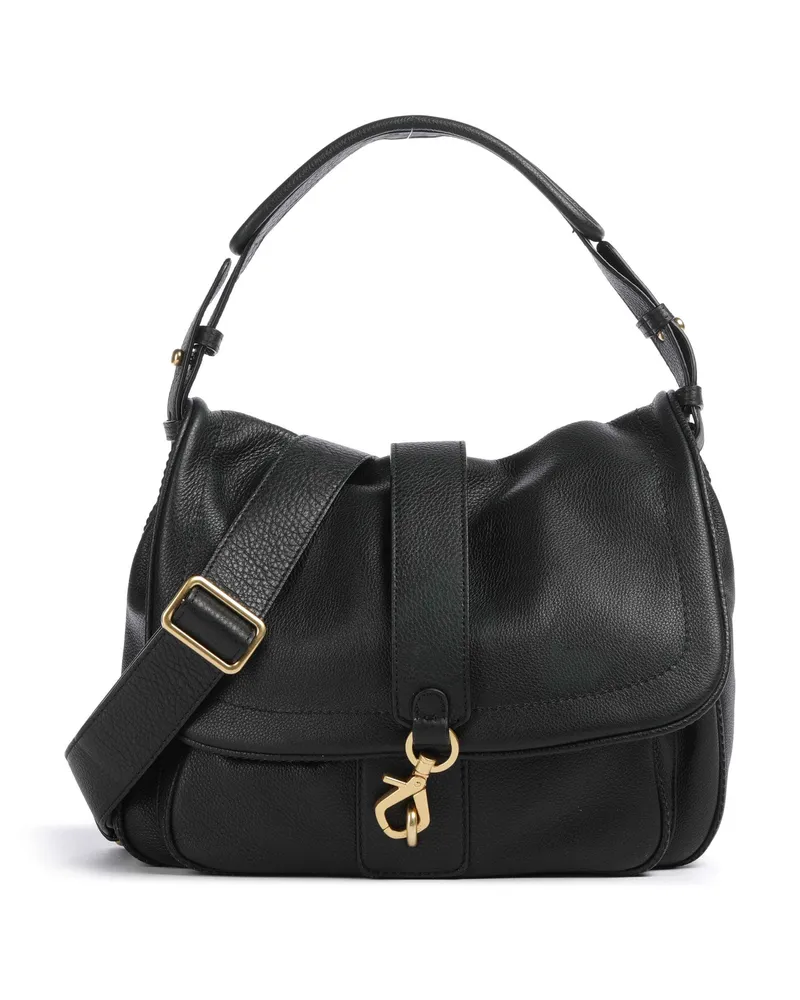 Abro Beuteltasche Dalia Star Saddle in schwarz Schwarz