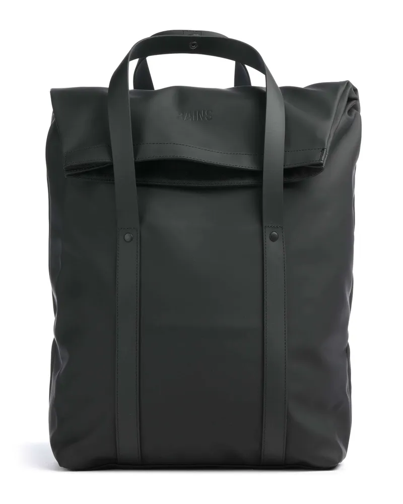 RAINS Rucksack-Tasche 2 Way in schwarz Schwarz