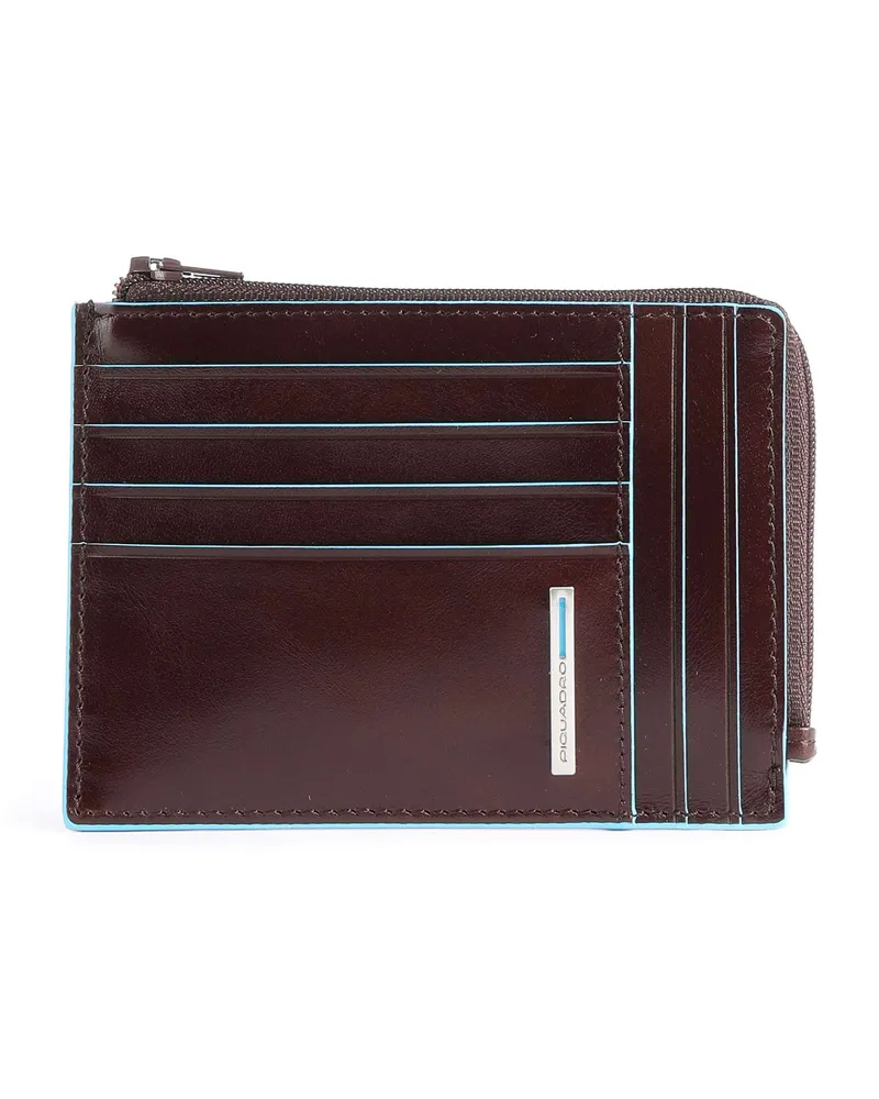 Piquadro Kreditkartenetui Blue Square RFID in braun Braun