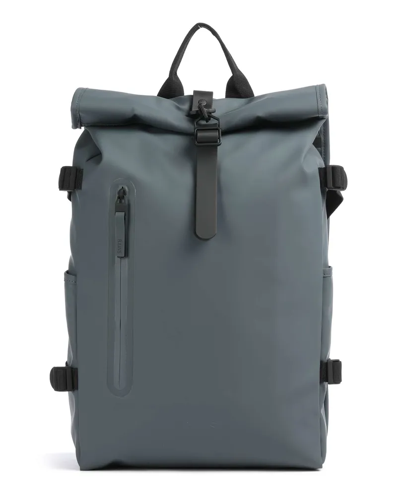 RAINS Rolltop Rucksack Large in blau Blau