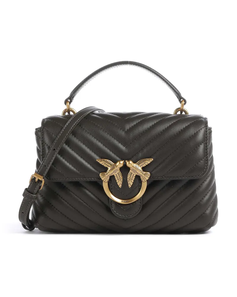 Pinko Handtasche Love Lady Puff Mini in oliv Oliv