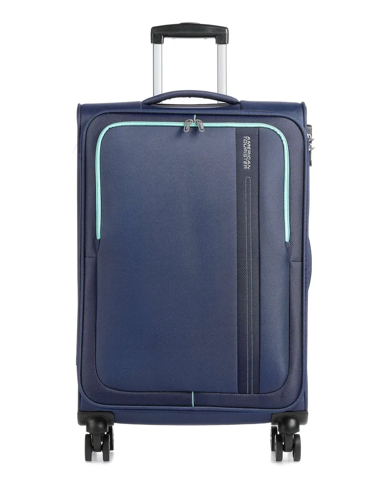 American Tourister 4-Rollen Trolley Sea Seeker in blau Blau