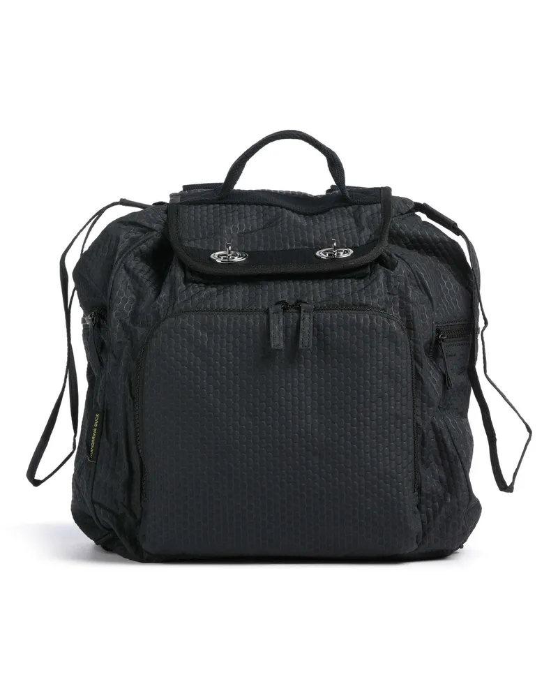 Mandarina Duck Rucksack Revival 2.0 in schwarz Schwarz