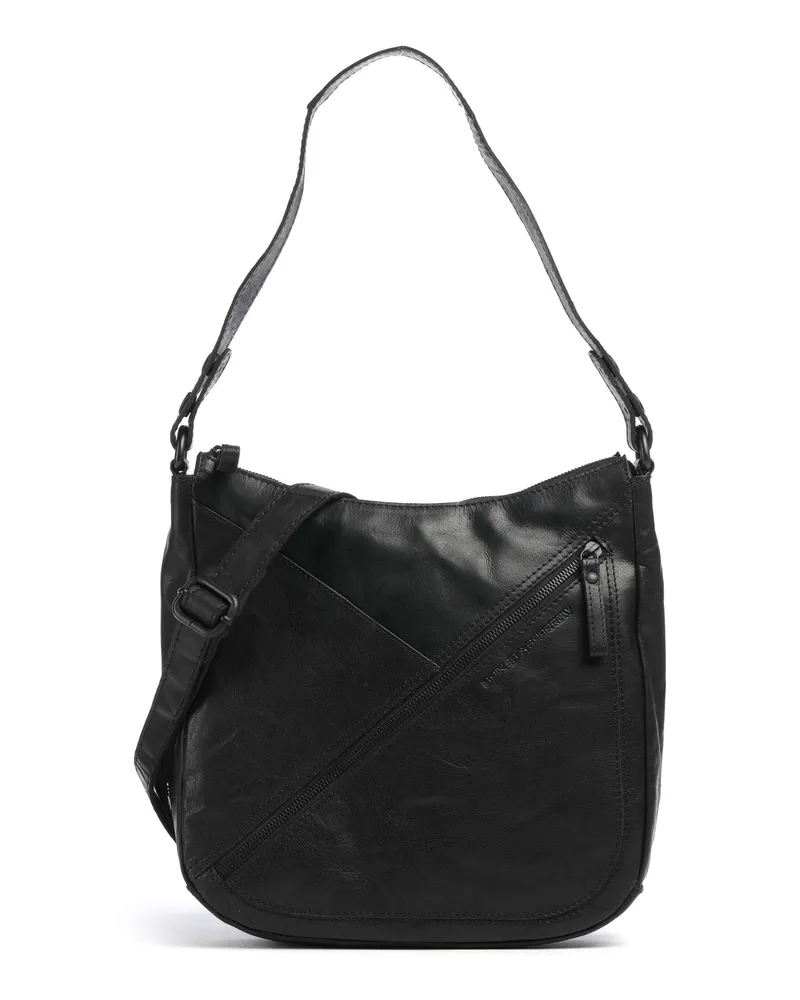 Spikes & Sparrow Beuteltasche Bronco Lillia in schwarz Schwarz