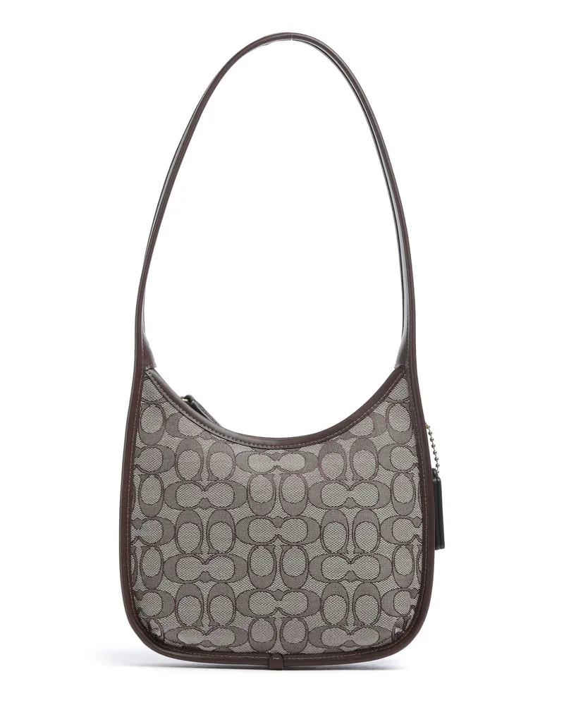 Coach Schultertasche The  Originals Curve Signature Jacquard in braun Braun