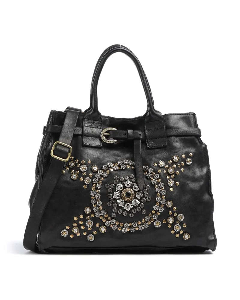 Campomaggi Handtasche in schwarz Schwarz