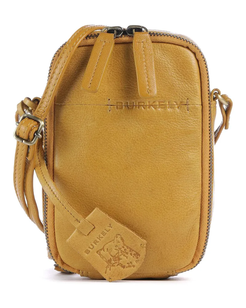 Burkely Handytasche Natural Norah in gelb Gelb