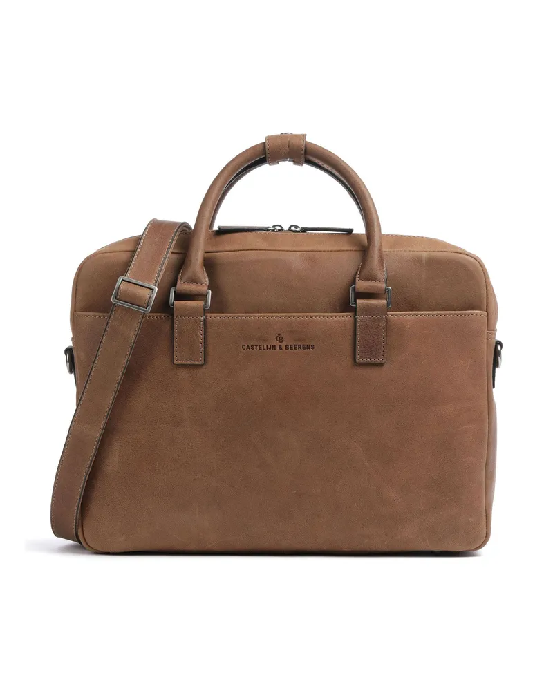 Castelijn & Beerens Aktentasche Carisma RFID in braun Braun