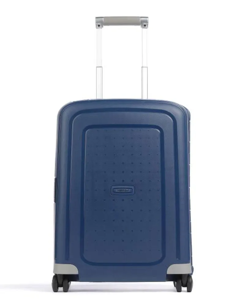 Samsonite S'Cure 4-Rollen Trolley dunkelblau Blau