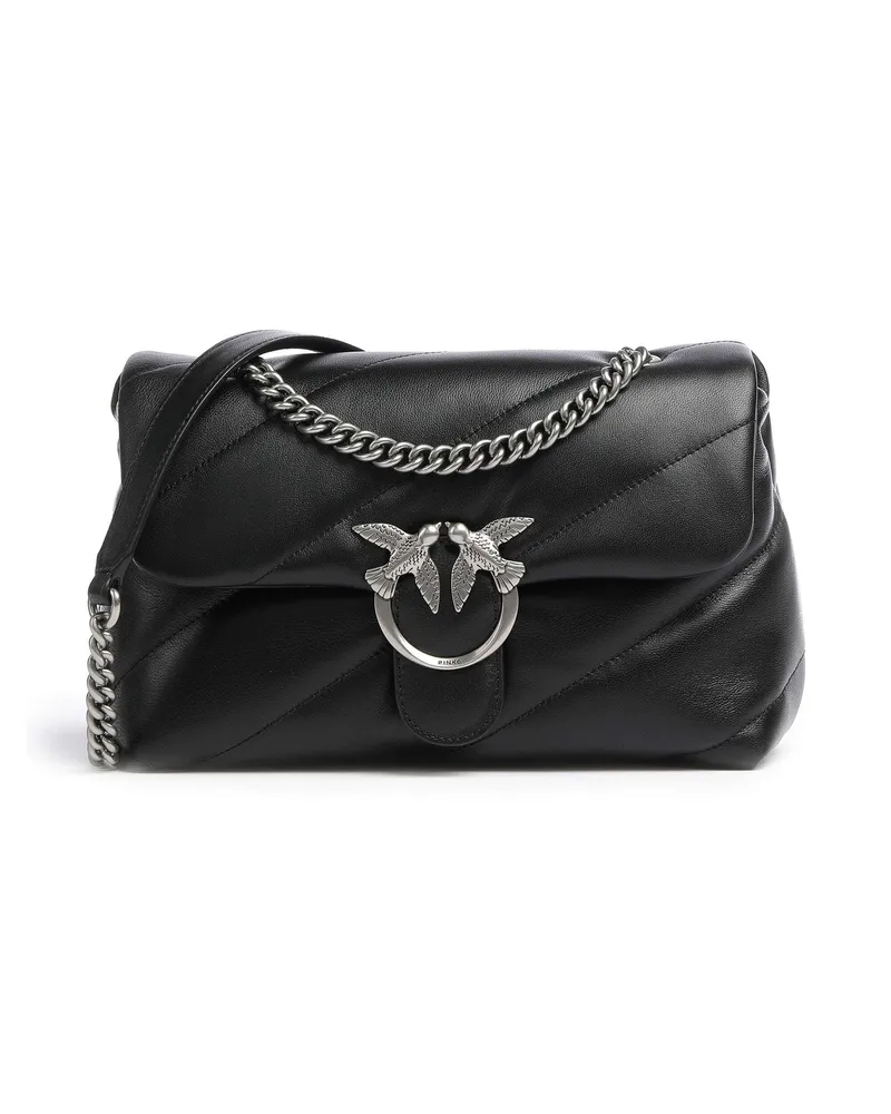 Pinko Schultertasche Love Puff Classic in schwarz Schwarz