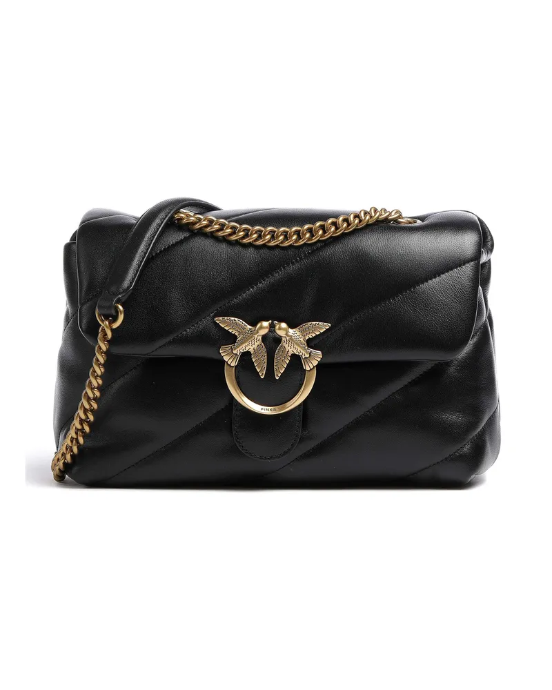 Pinko Schultertasche Love Puff Classic in schwarz Schwarz