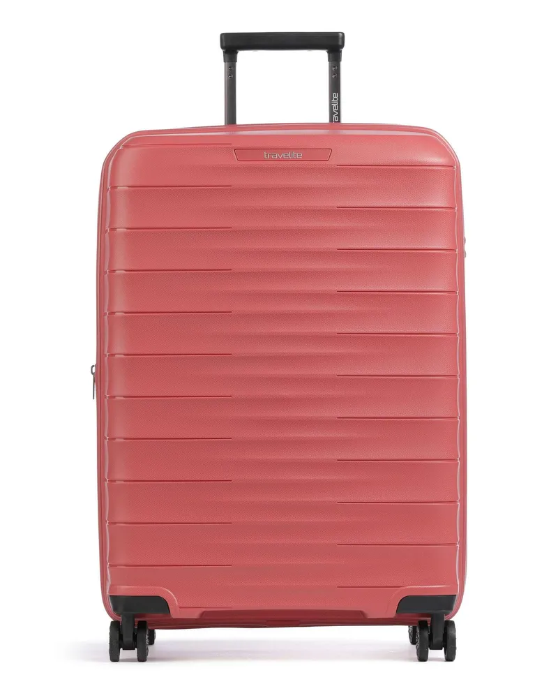 Travelite 4-Rollen Trolley Mooby in rot Rot