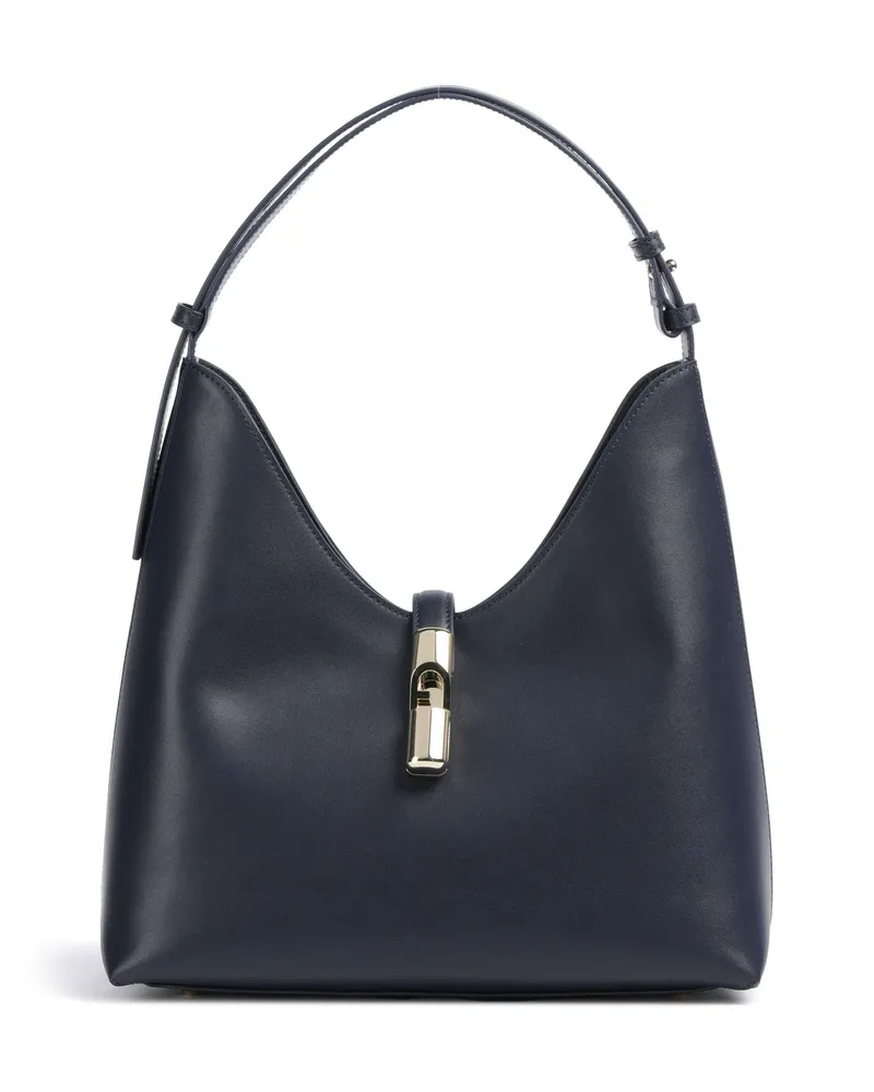 Furla Beuteltasche Goccia M in blau Blau