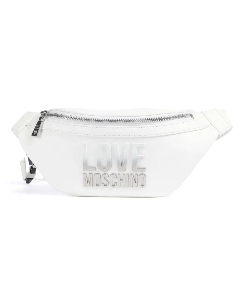 Moschino Gürteltasche Prism in weiß Weiß