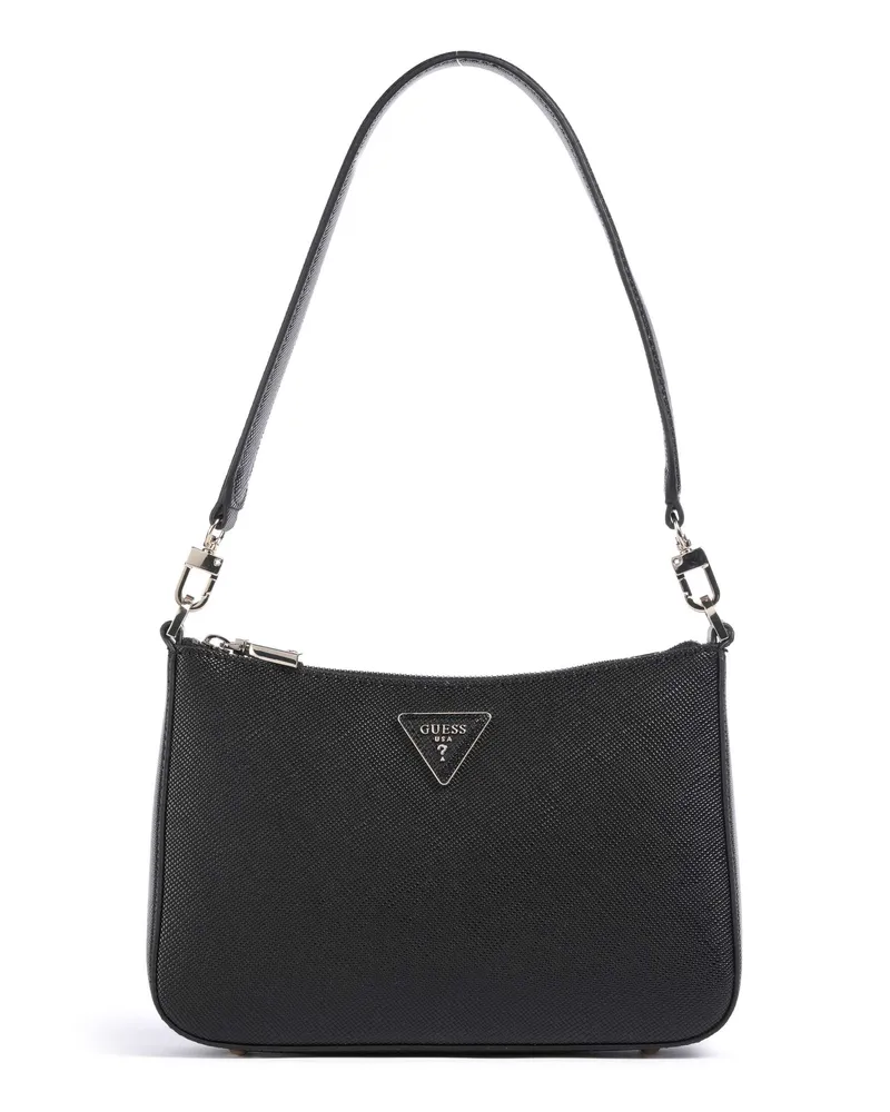 Guess Schultertasche Jazlynn Eco in schwarz Schwarz
