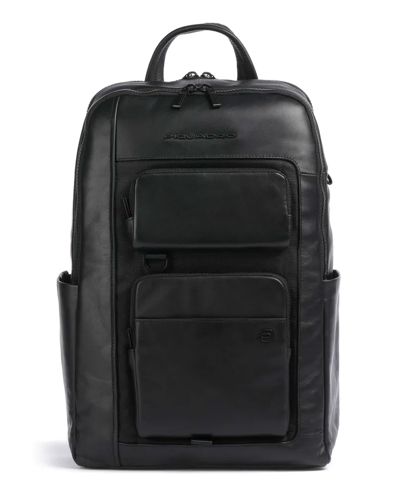 Piquadro Rucksack Liko in schwarz Schwarz