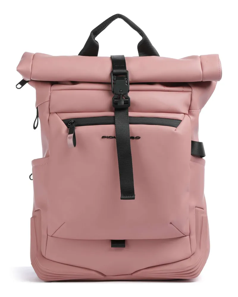 Piquadro Rolltop Rucksack Corner 2.0 in pink Pink