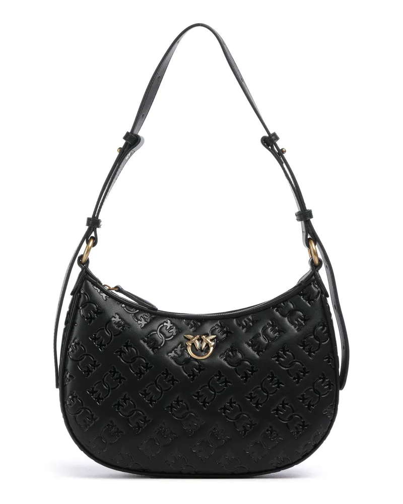 Pinko Schultertasche Half Moon Mini in schwarz Schwarz