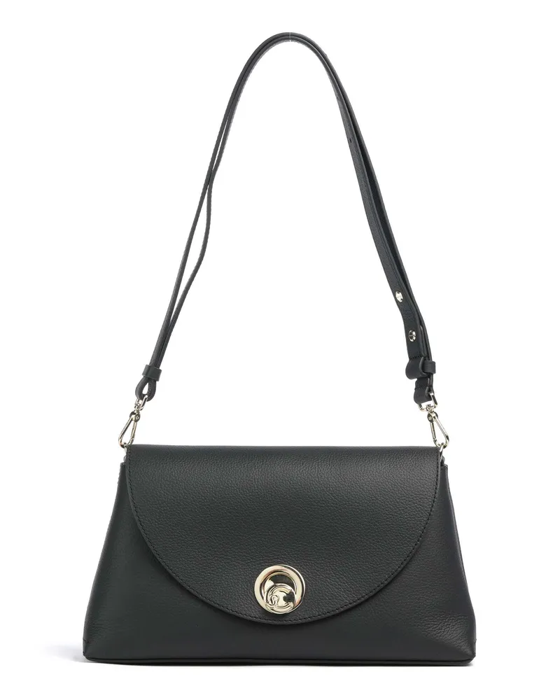 Coccinelle Schultertasche Nikla in schwarz Schwarz