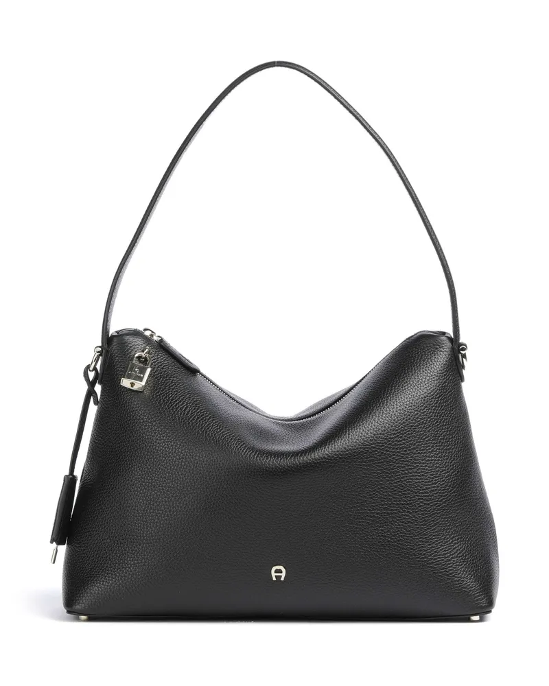 Aigner Beuteltasche Delia M in schwarz Schwarz