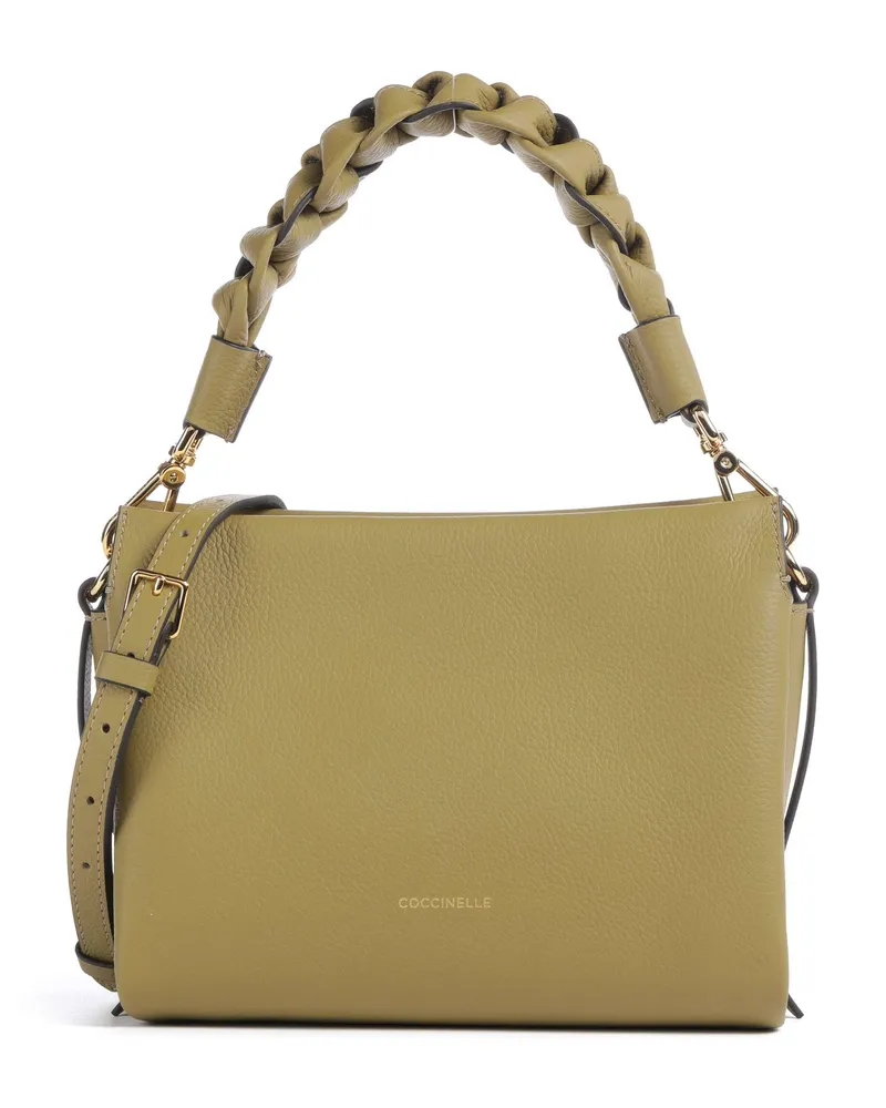 Coccinelle Schultertasche Boheme Grana Double in oliv Oliv