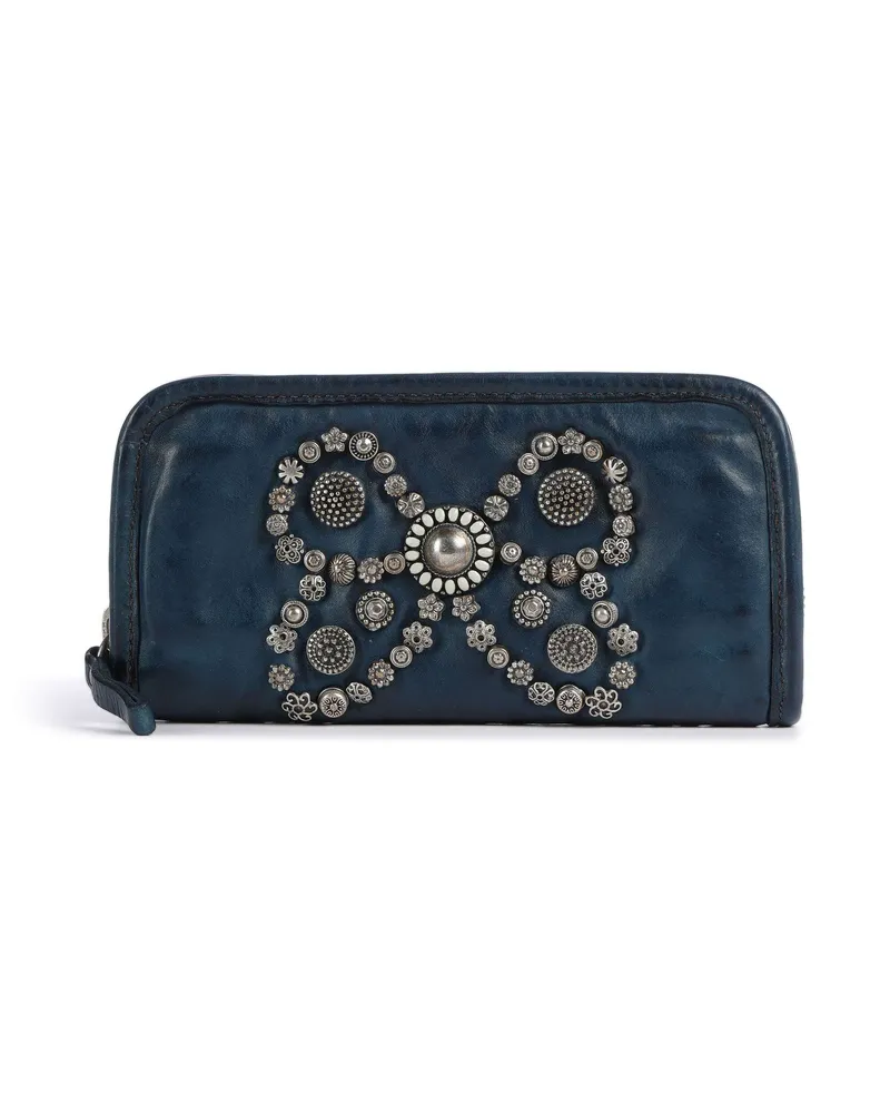 Campomaggi Geldbörse in blau Blau