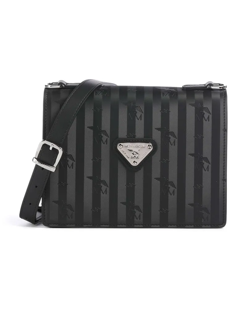 Maison Mollerus Umhängetasche Vinerus Melide in schwarz Schwarz