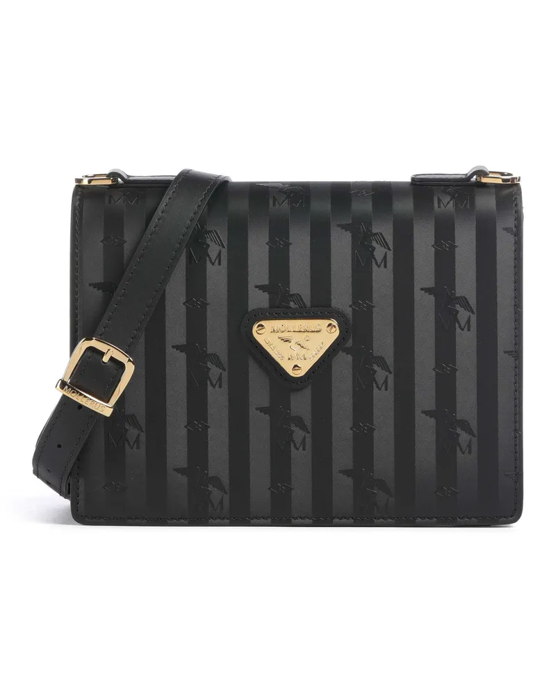 Maison Mollerus Umhängetasche Vinerus Melide in schwarz Schwarz