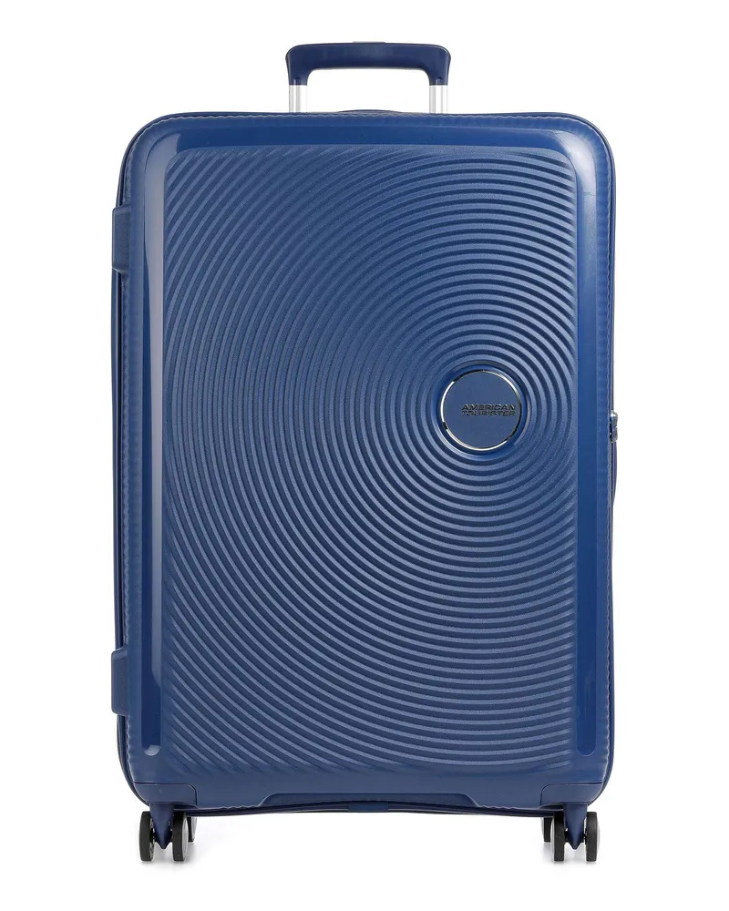 American Tourister 4-Rollen Trolley Soundbox in blau Blau