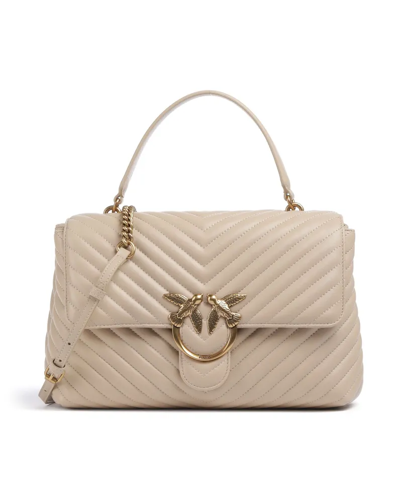 Pinko Handtasche Love Lady Puff Big in elfenbein Beige