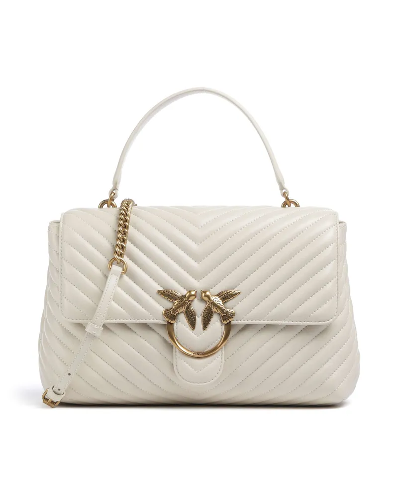 Pinko Handtasche Love Lady Puff Big in elfenbein Beige