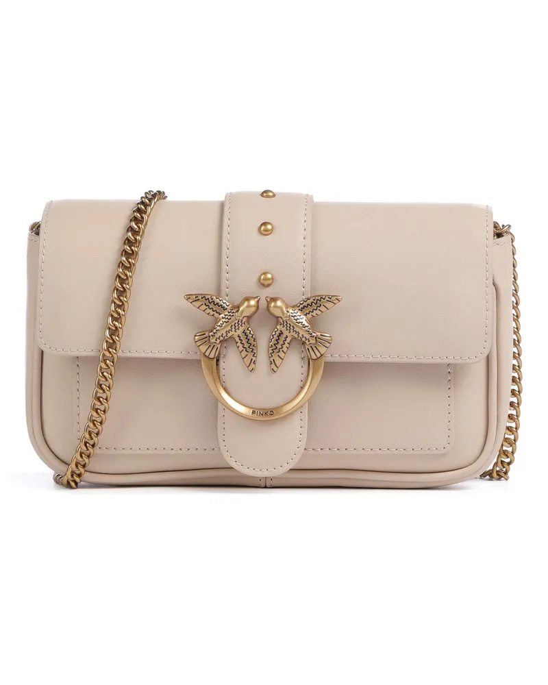 Pinko Geldbörse Love One Pocket in beige Beige