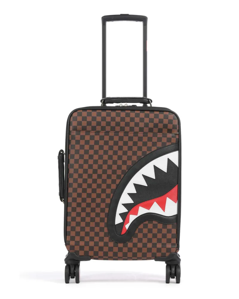 Sprayground 4-Rollen Trolley Sawtooth Sharks in Paris in braun Braun