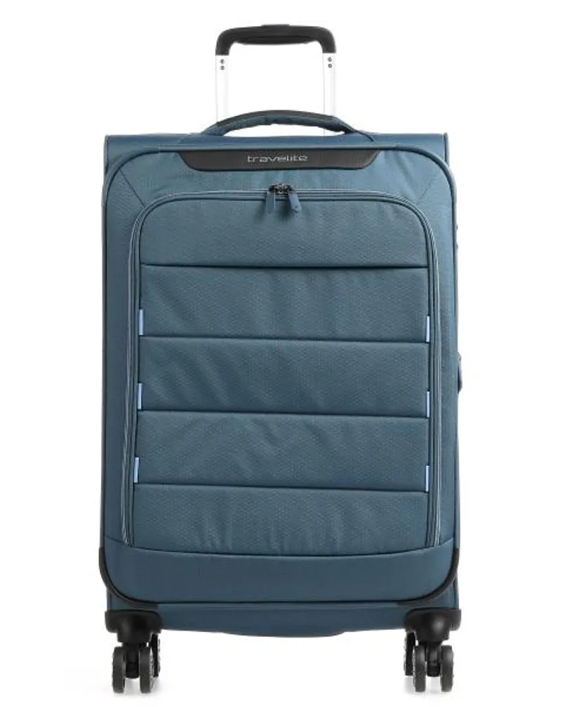 Travelite Skaii 4-Rollen Trolley blau Blau