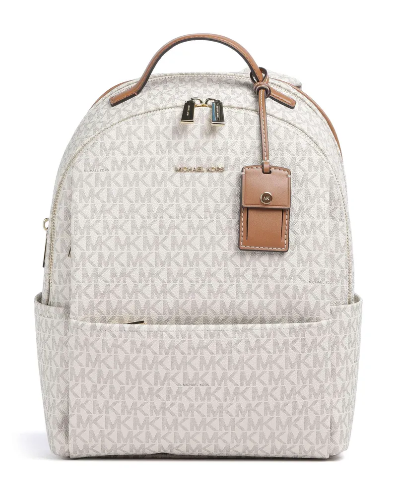 Michael Kors Rucksack Sable Medium in elfenbein Beige