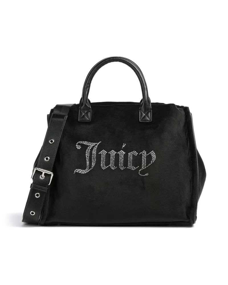 Juicy Couture Handtasche Iris Velvet M in schwarz Schwarz